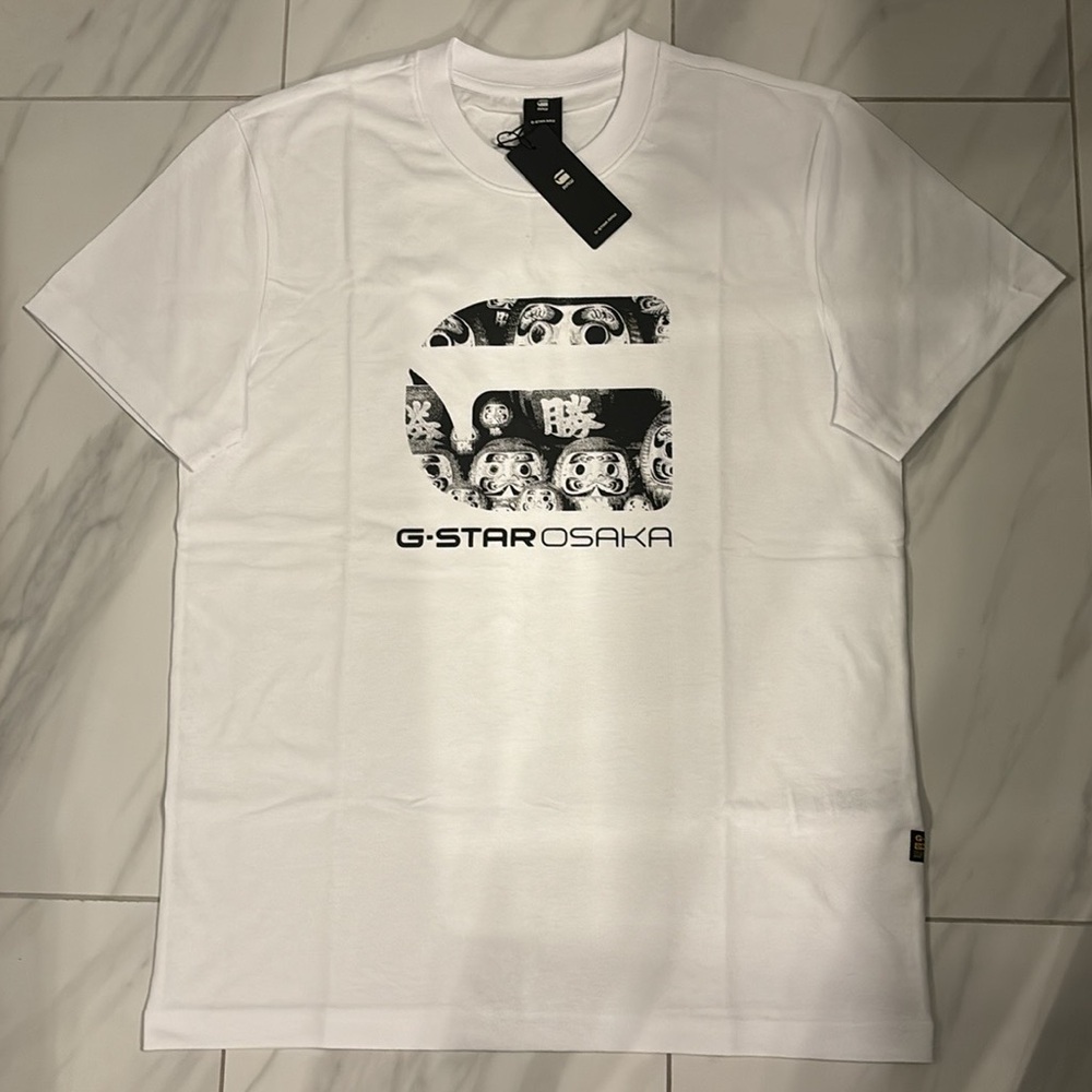 Men’s G-Star Raw Logo Osaka T-Shirt